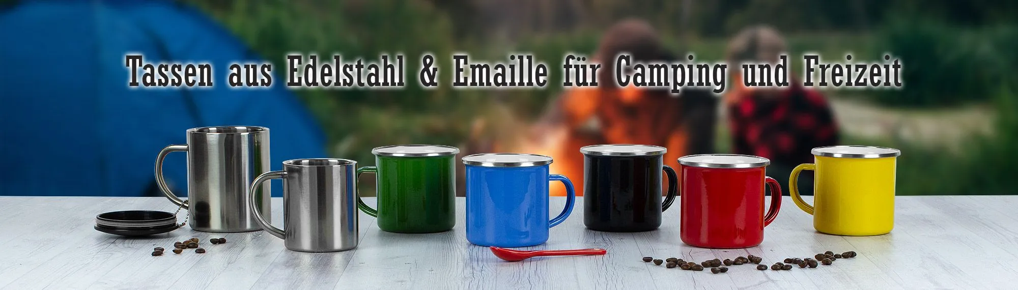 Emaille Tassen