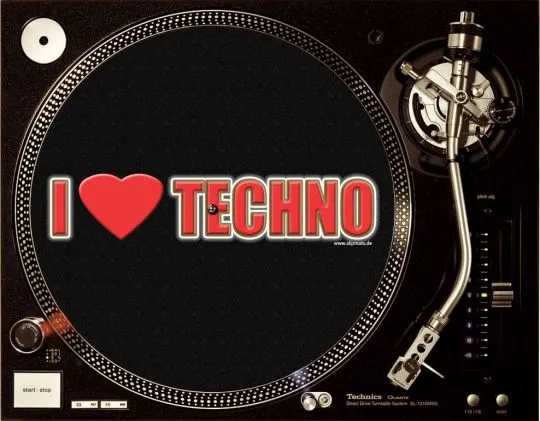 I LOVE TECHNO Slipmat