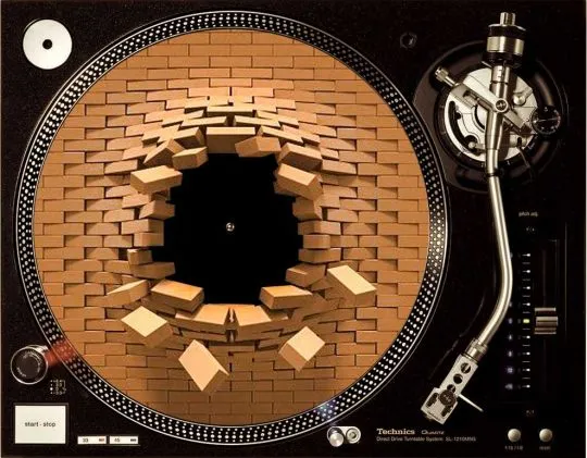 Slipmat Brik Wall