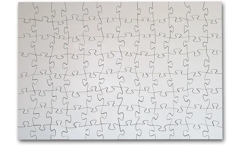 Holzpuzzle gro mit 96 Teilen