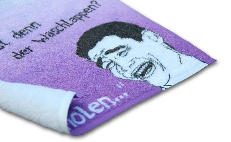 Seiftuch mit Foto, 30 x 30 cm