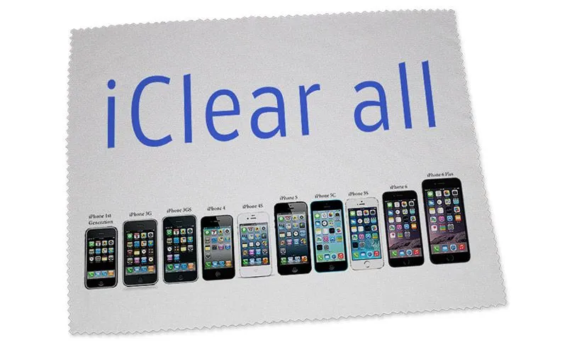 Brillen-Putztuch (1 Set = 10 Stck) mit Fotodruck