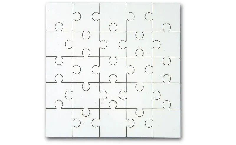 Holz Puzzle mit 25 Teilen