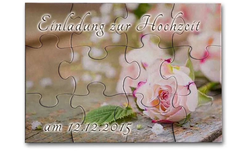 12 Teile Foto-Puzzle