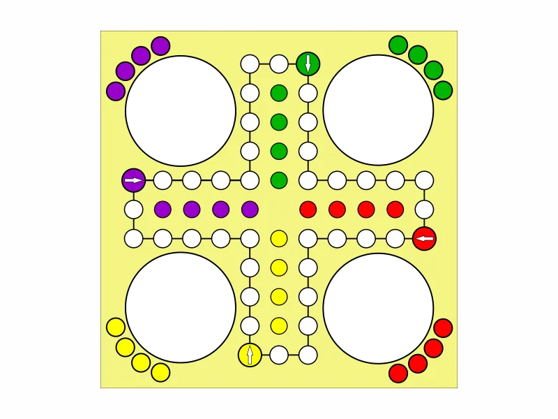 Personalisiertes Brettspiel - Gestalte Dein eigenes Wrfelspiel fr 4 Personen