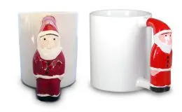 Kaffeebecher Santa Claus Henkel
