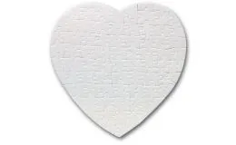 Herz Filzpuzzle mit 75 Teilen