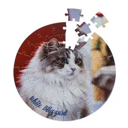 Rundes Puzzle mit 46 teilen