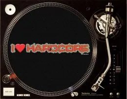 I LOVE HARDCORE Slipmats