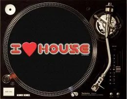 I LOVE HOUSE Slipmats