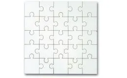 Holz Puzzle mit 25 Teilen