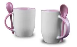 Flieder Lffeltasse mit Fotodruck