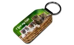 Schlsselanhnger aus Kunstleder mit Foto selbst gestalten