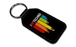 Schlsselanhnger aus Kunstleder mit Foto selbst gestalten