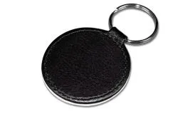 Leder Schlsselanhnger Rund 50 mm zum individuellen gestalten