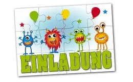 Holzpuzzle mit 12 Teilen