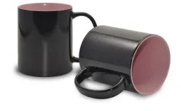 Magic Mug Zaubertasse, innen rosa