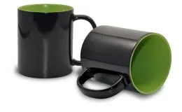 Magic Mug Zaubertasse, innen hellgrn