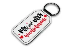 Mr. & Mrs. Schlsselanhnger mit Wunschnamen