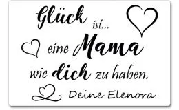 Aluminiumkarte mit deinem Wunschnamen - Glck ist... eine Person wie dich zu haben!