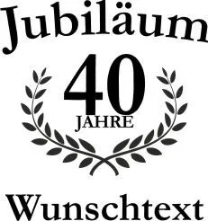 Party Sektglas mit Gravur zum Jubilum - mit Wunschtext und Jahreszahl