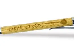 Kugelschreiber aus Bambus mit persnlicher Gravur