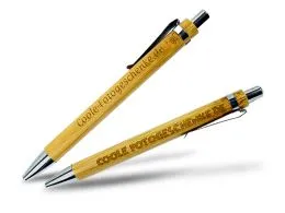 Kugelschreiber aus Bambus mit Namen