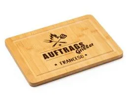 Schneidebrett - Auftrags-Griller 🔥 mit Namen oder Wunschtext